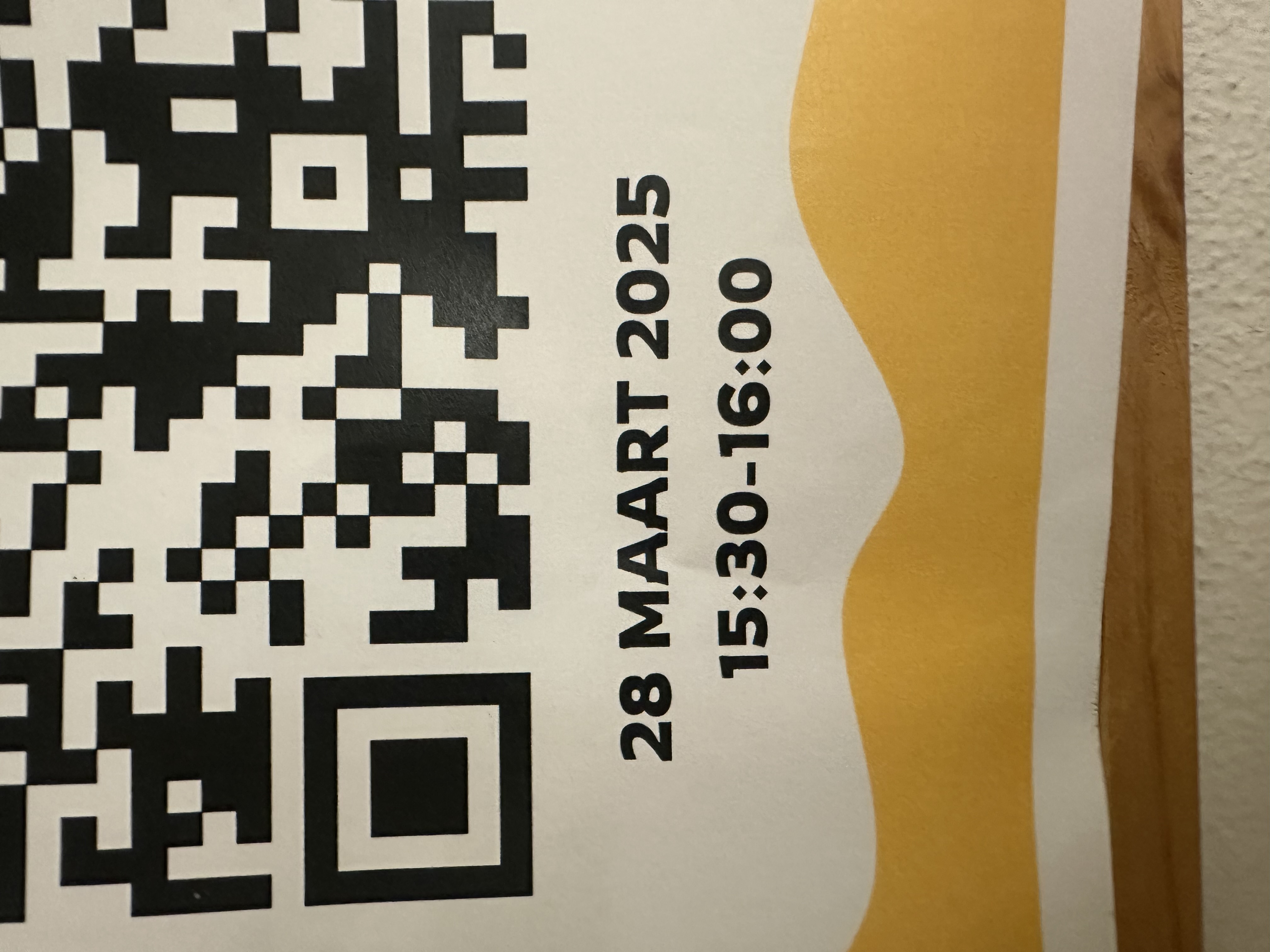 A picture with Dango\'s first ever poster, once again shown with the wrong time